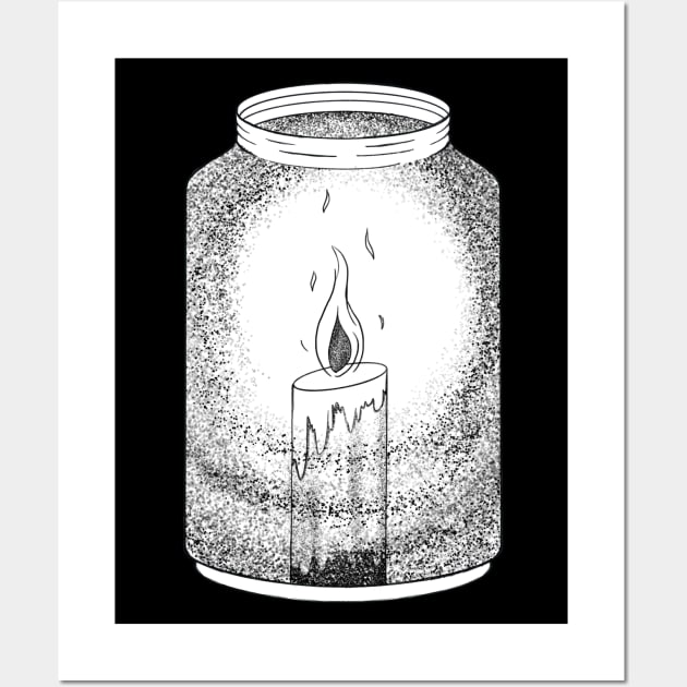 Candle Jar Wall Art by Emberpixie